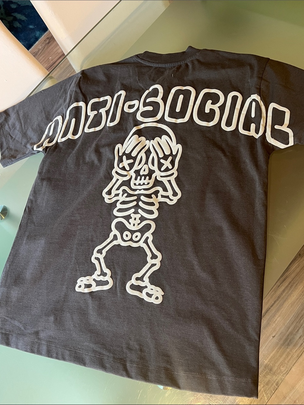 Anti Social Crew Graphic Short Sleeve Tee - Black